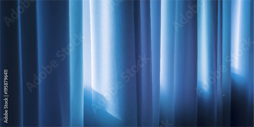 Abstract streaks of light, bathed in cool blue hues, create a dynamic and modern backdrop. Perfect for adding a touch of sophistication to design.