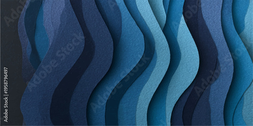 abstract ocean of tranquility, a symphony of layered blue hues evokes the depths of the ocean. inviting you to immerse yourself in its serene beauty.