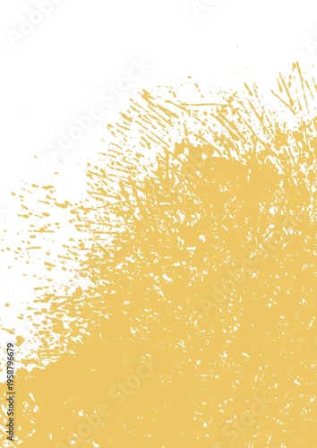 des tâches d'encre colorées jaune