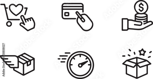 Special gift unboxing experience with an open box and sparkling surprise