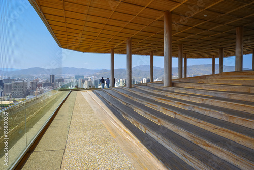 Bild auf Leinwand 折り鶴タワー展望台から望む広島市街