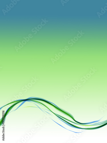 Original abstract background with soft color waves
