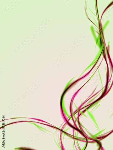 Original abstract background with soft color waves