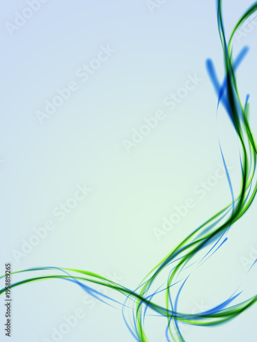 Original abstract background with soft color waves