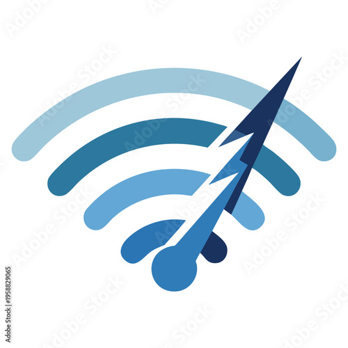 Web design internet speed load icon in cartoon vector form isolated on white background, representing bandwidth performance and loading progress symbol