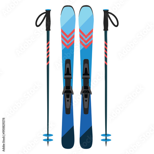 Winter sports related icon image representing seasonal activities snow games skiing skating competition and cold weather recreation theme