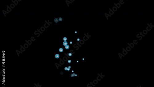 Live streaming animated hearts, like, emoji. stream reactions in social media like floating icons animation