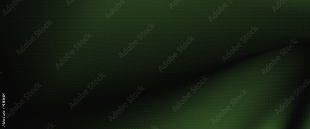 Fototapeta premium Abstract black background and green ball