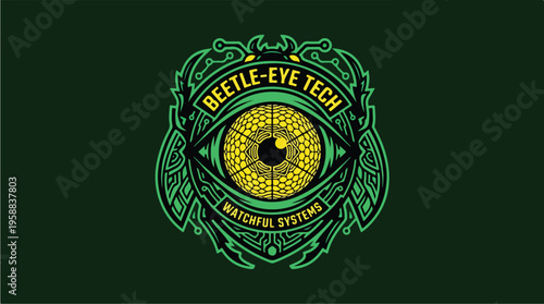 Beetle Eye Tech Logo Design.