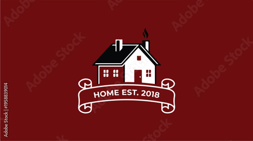 House Home Est 2018 Logo.