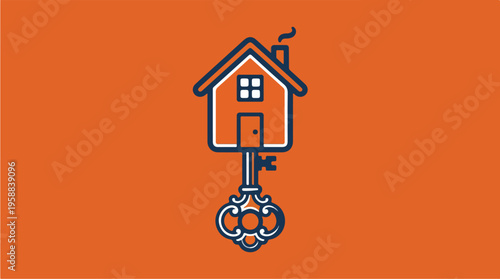 House Key Real Estate Symbol 1.
