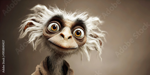 Whimsical Wanderer: An AI-Generated Portrait, 