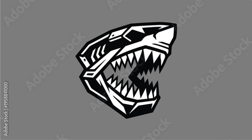 Tyrannosaurus Rex Dinosaur Head.