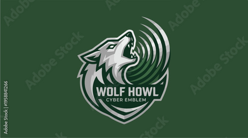 Wolf Howl Logo Design.