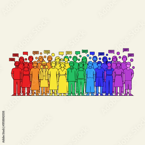 Diverse Group of People Together.