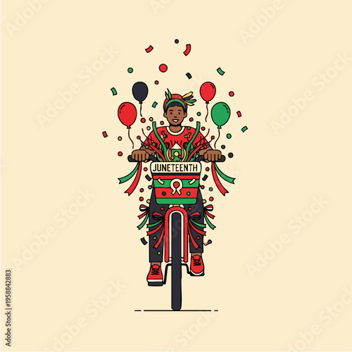 Juneteenth Celebration African American Man.