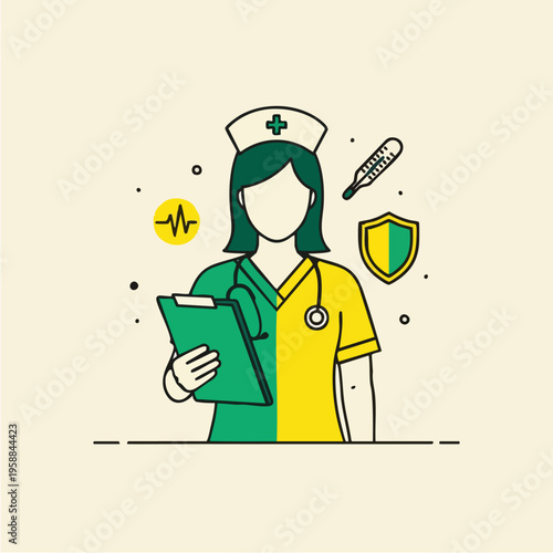 Nurse Healthcare Medical Professional Woman.