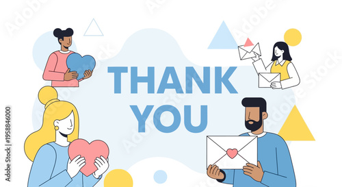 People Expressing Gratitude and Appreciation.