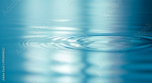 Clear Blue Water Caustics in Swimming Pool Background Refreshing Summer Sun Light Refraction Ripples Surface Art
