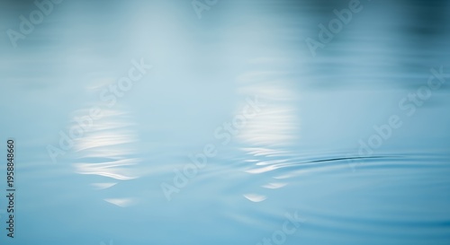 Floating Pink Lotus Flower on Dark Background with Circular Water Ripples Minimalist Nature Landscape for Calm Design