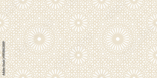 Seamless geometric pattern in authentic arabian style.
