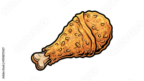 Fried Chicken Drumstick Meat.