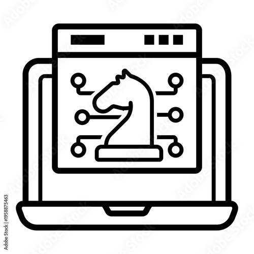 digital Line Icon