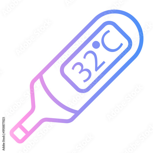 digital Line Gradient Icon