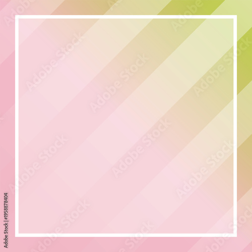 汎用フレームグラデーション・正方形・背景素材