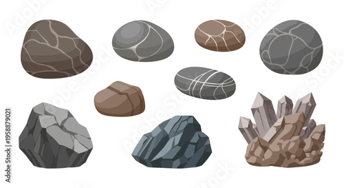 Collection of Rocks and Stones.