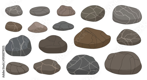 Collection of Various Rocks.