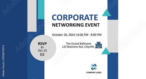 Corporate Networking Event Invitation.