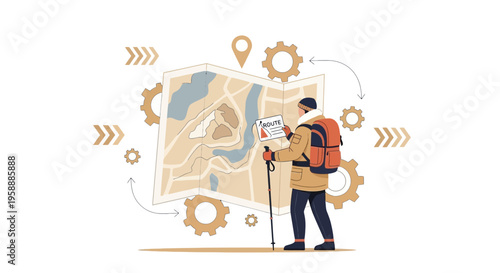 Adventure Planning And Navigation With Map