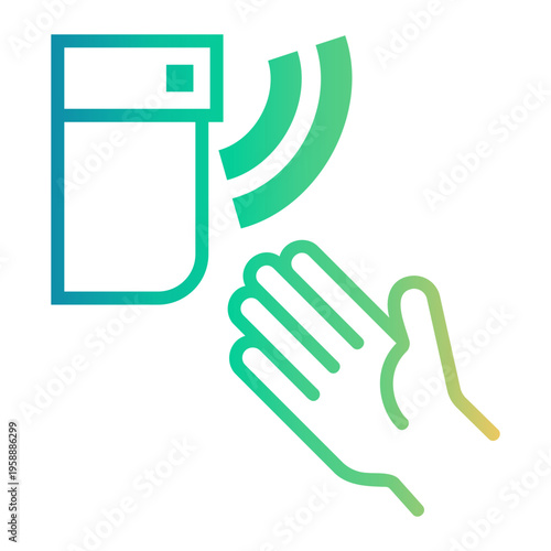 motion Line Gradient Icon