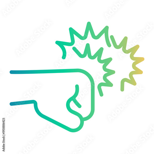 motion Line Gradient Icon