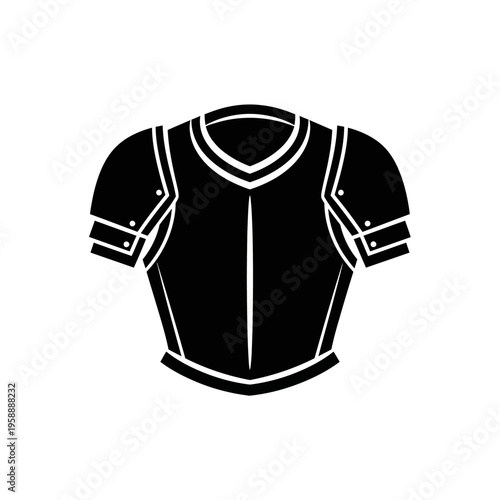 Strong medieval battle armor chest piece graphic, embodying ancient warrior spirit, protection, and historical combat