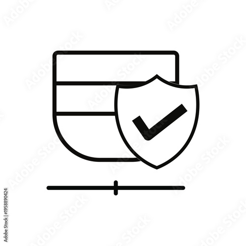 Abstract representation of secure data storage and verified access on a digital platform