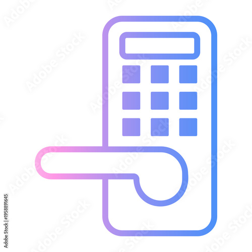 access Line Gradient Icon