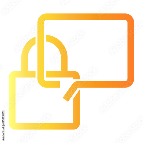 access Line Gradient Icon