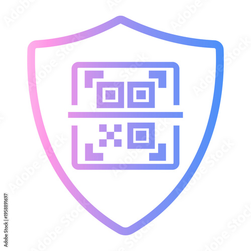 access Line Gradient Icon