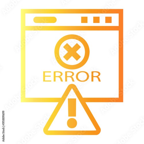 access Line Gradient Icon