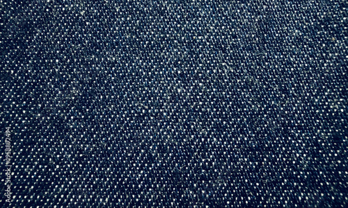 濃紺のデニム生地のテクスチャ背景