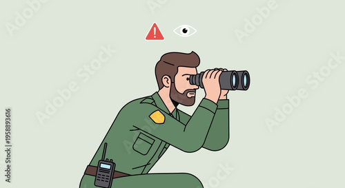 Alert Observer With Binoculars Seeking New Horizons