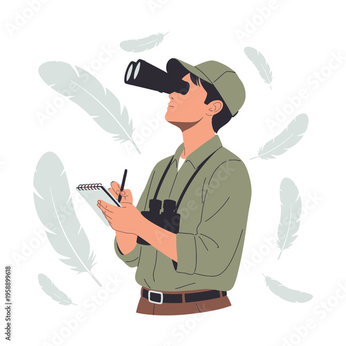 Avian Observer Documenting Nature's Wonders With Precision Tools