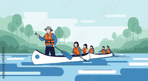 Canoe Adventure Family Fun On Serene Waterways