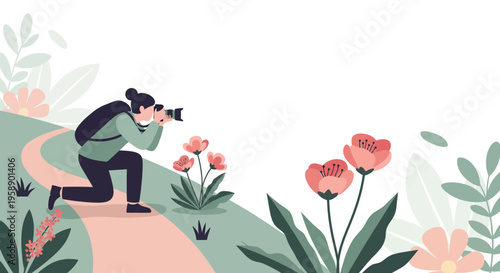 Capturing Nature's Beauty A Photographer's Quest Among Blooming Flora