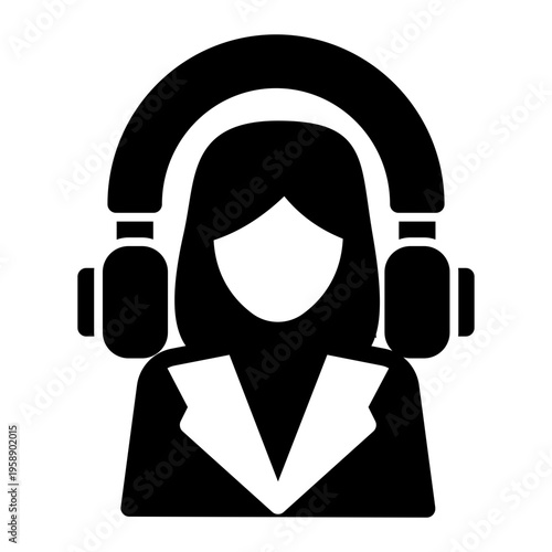 Customer Relationship Management Automation icon from the Digital Business icon collection (Glyph Style)