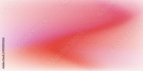 Red orange pink coral peach white abstract background. Noise grain mesh spray. Color gradient. Spot blot oval circle. Fluid water explosion splash. Design.