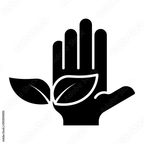 hand gesture Solid icon