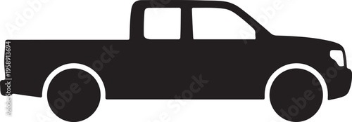 Pickup Truck Silhouette